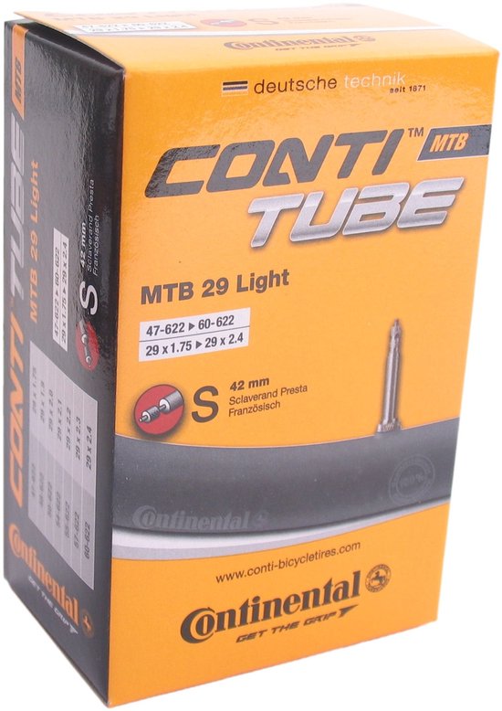 Binnenband Continental 28/29 Light 47/62-662 - SV42mm ventiel van Continental — afbeelding 3
