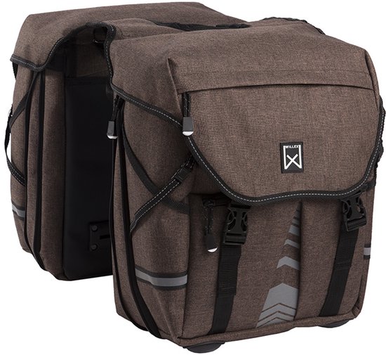 Willex Bagagetas 1200 XL - Dubbele Fietstas - 50 liter - Bruin