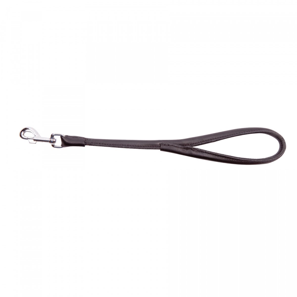 Dingo Ronde Leren Hondensnoer Zwart 50cm