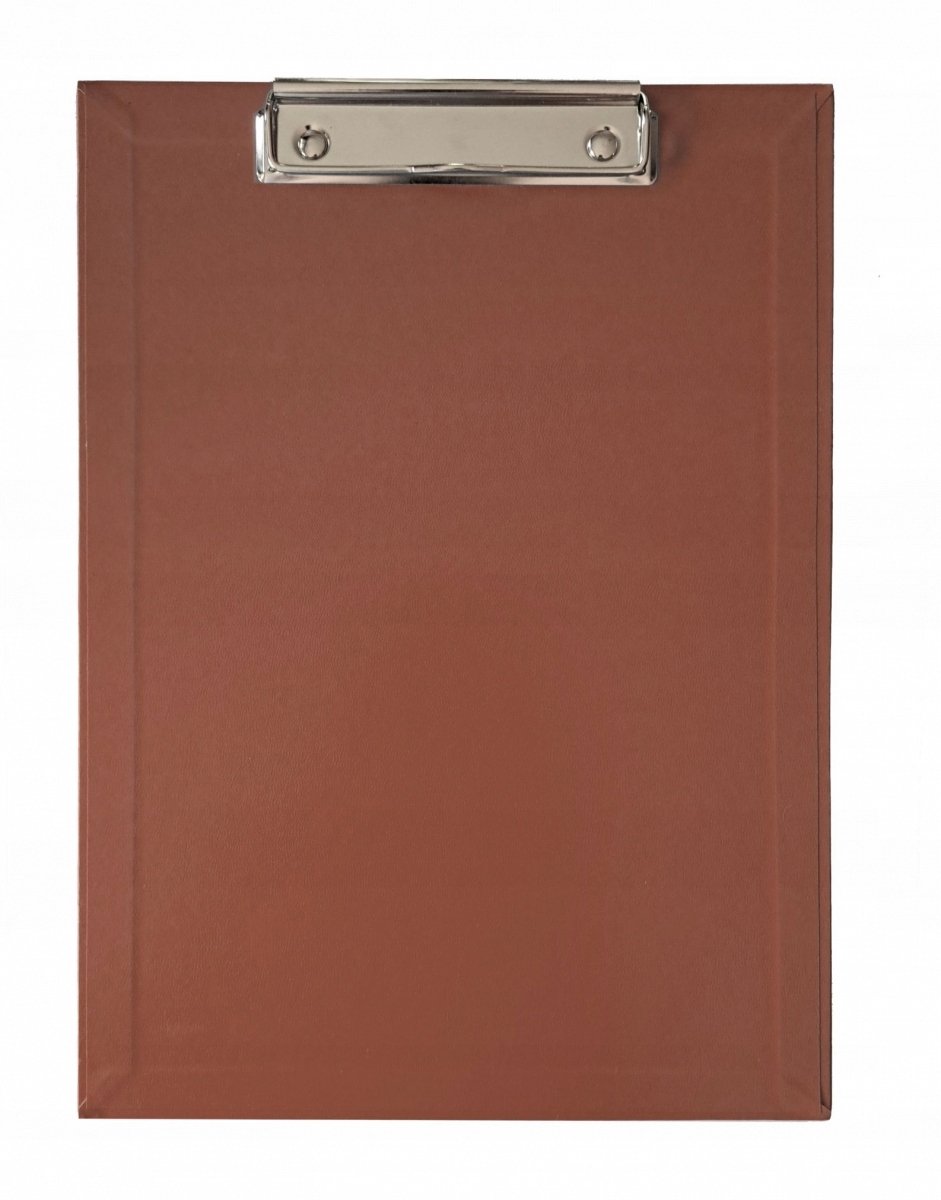 Stevige A4 Klembord Bruin - Documenten Organizer 22x31 cm