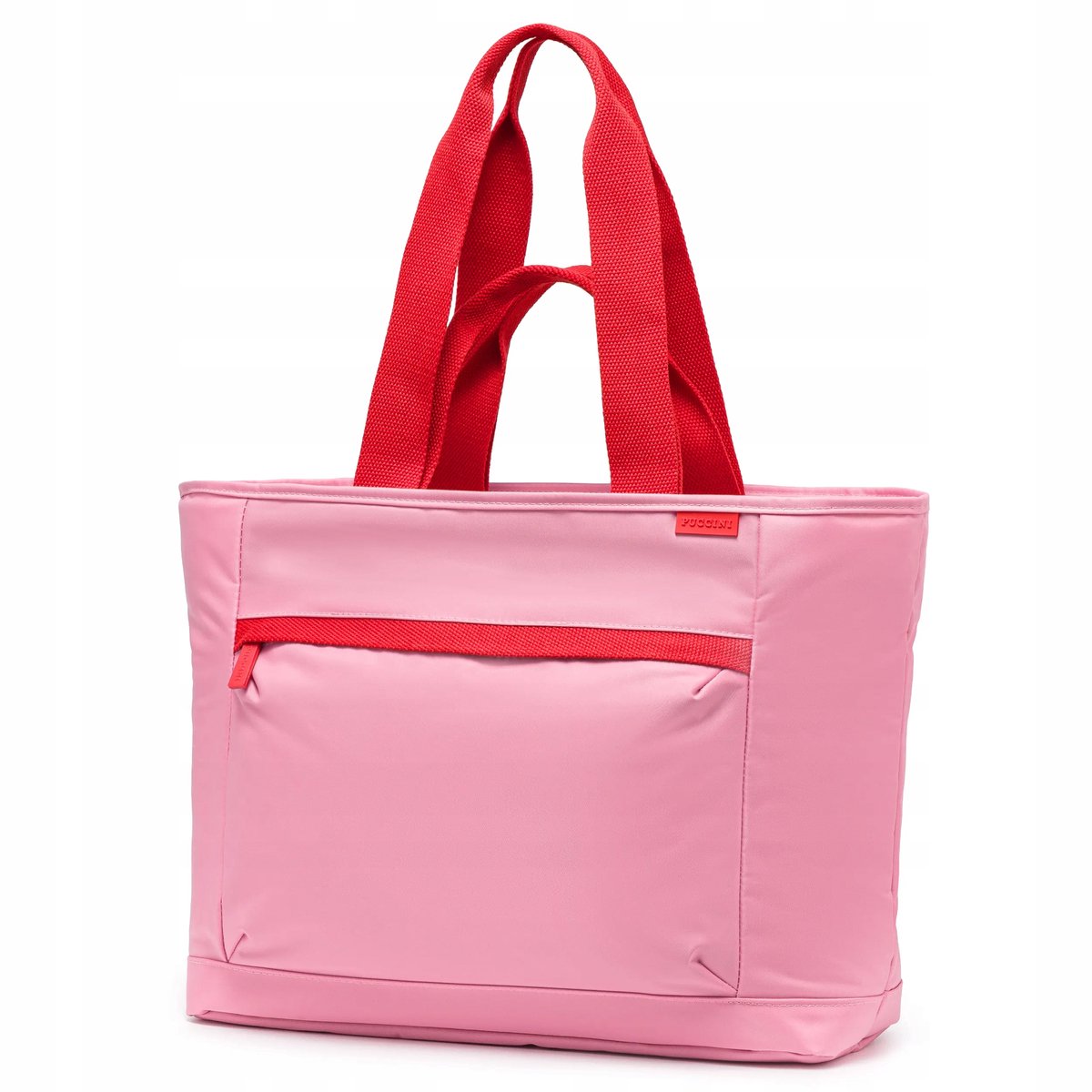 Puccini Grote Tote Bag met Laptopvak - Roze