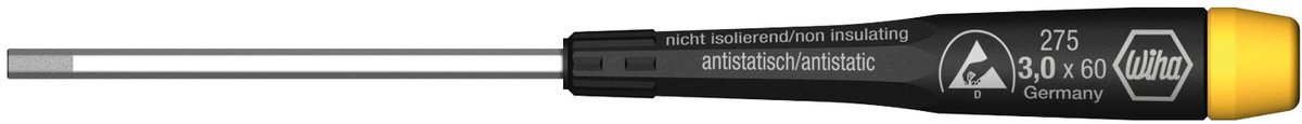 Wiha Precisie ESD Schroevendraaier Inbus 0,7mm - Antistatisch