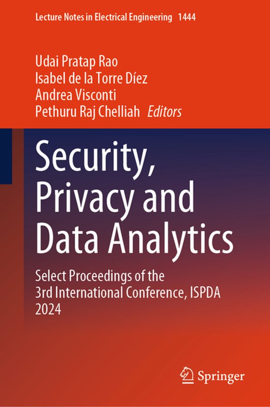 Lecture Notes in Electrical Engineering1444- Security, Priva ... - cover