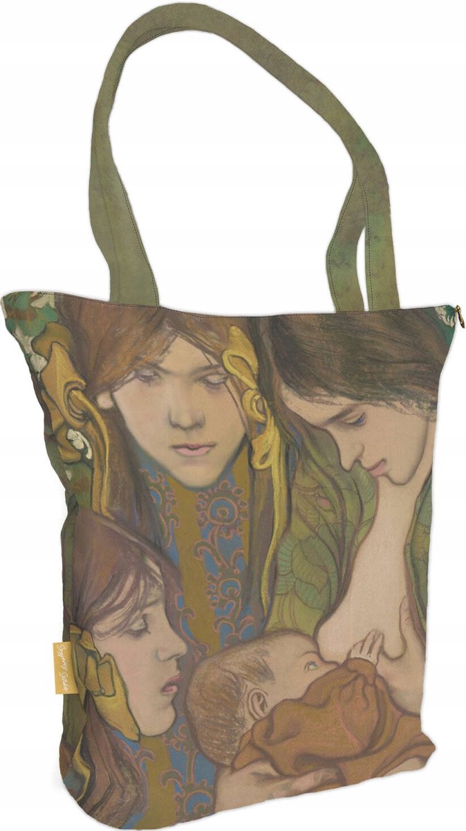 Shopper Tas met "Moederschap" Kunstprint - Stanisław Wyspiański