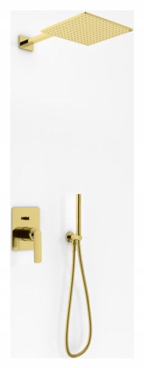 Kohlman Experience Gold Inbouw Doucheset QW210EGDQ25 - Goud