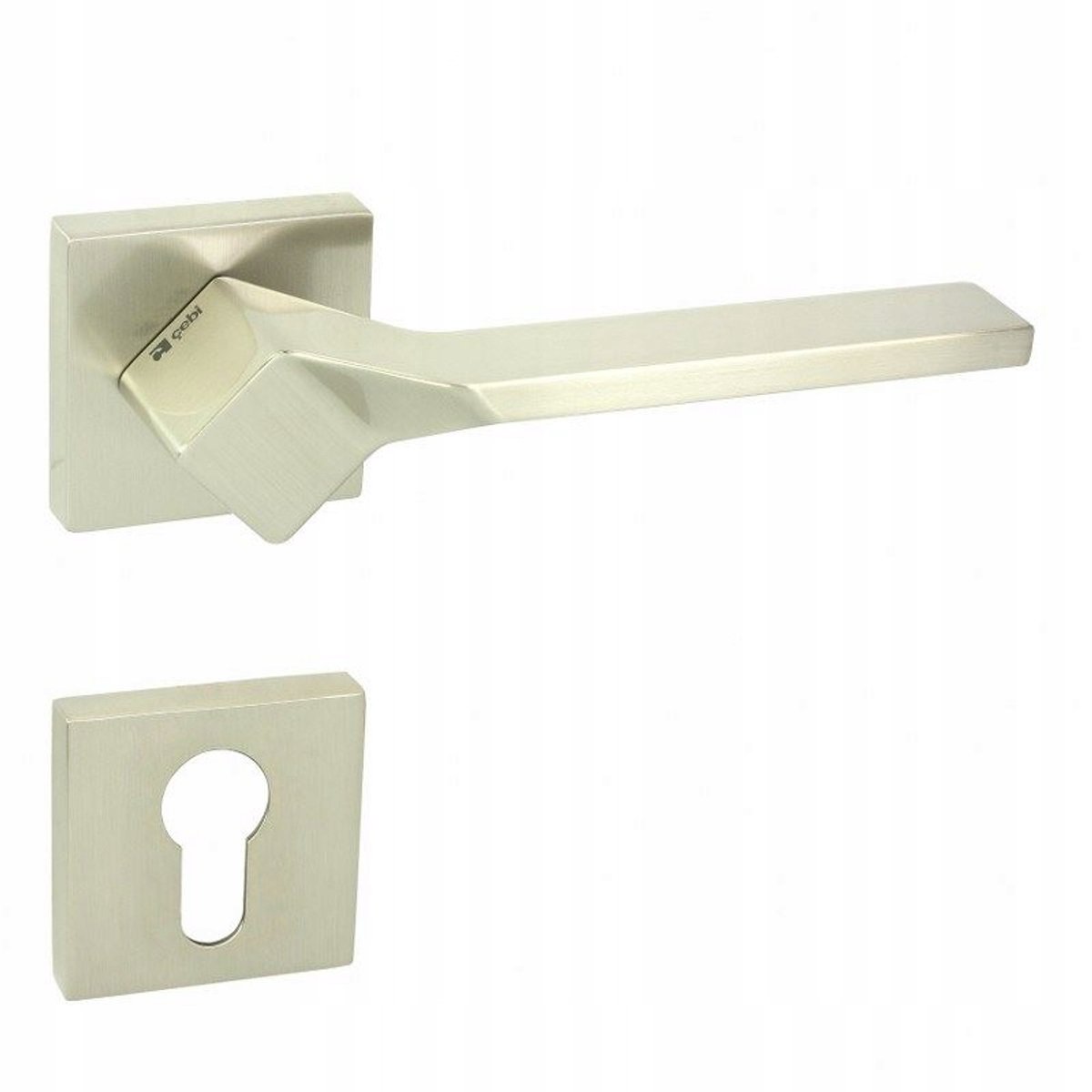SEDAR-QR Deurklinkset M9 Nikkel met PZ Schild