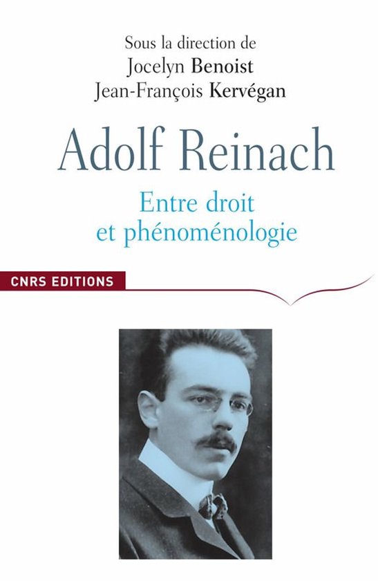 CNRS Philosophie - Adolf Reinach - cover