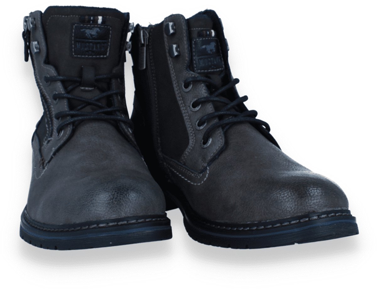Mustang herenlaars Tex grijs