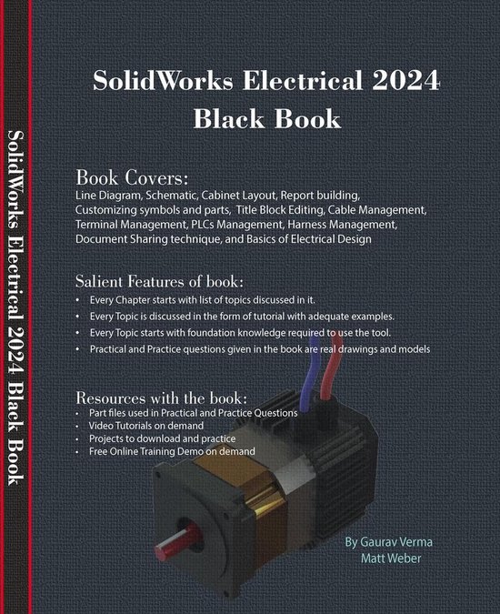 SolidWorks Electrical 2024 Black Book - cover