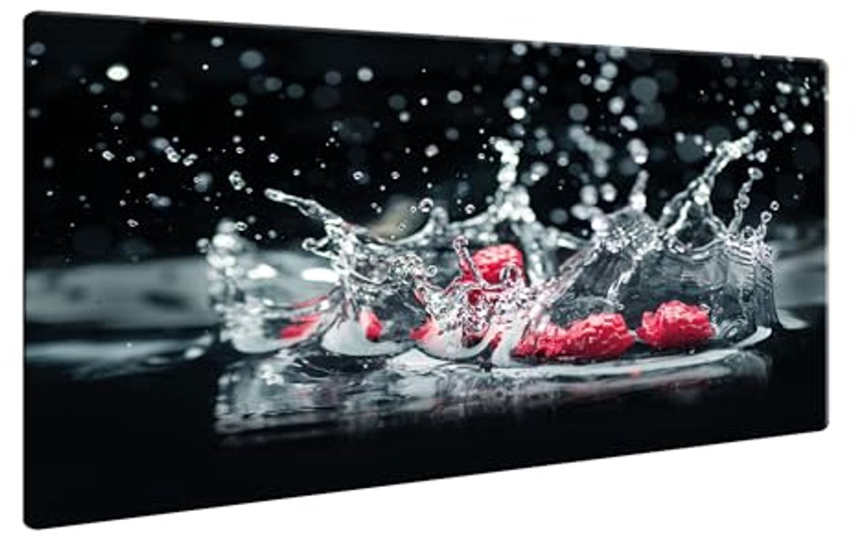 Afdekplaten voor Fornuis 80x52 cm - Keramische Kookplaat Afdekking en Spatbescherming - Gemaakt van Glas in Roze of Zwart