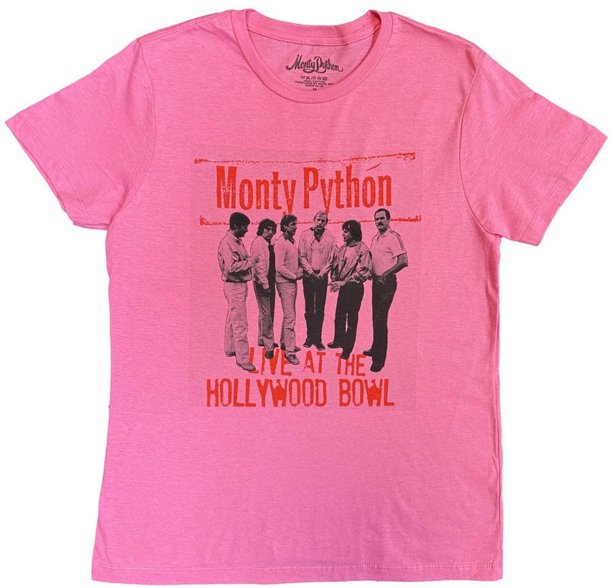 Monty Python - Hollywood Bowl Dames Tshirt - M - Roze