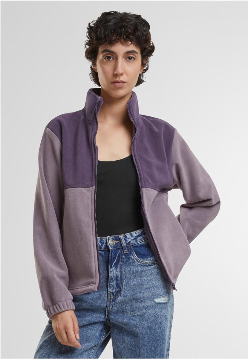 Urban Classics Double Polarfleece Jacket L Paars