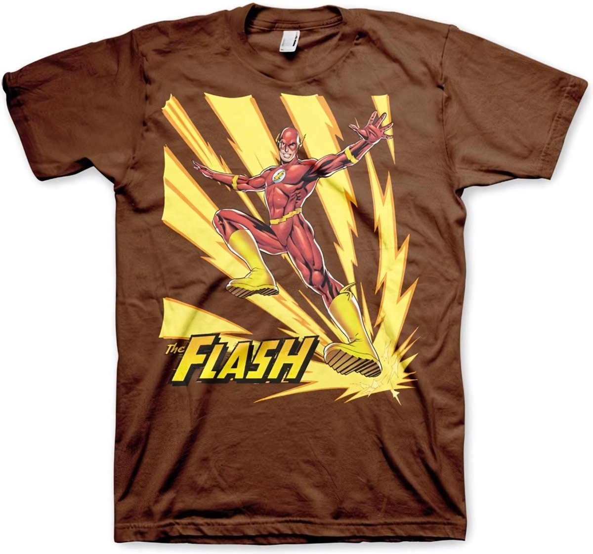The Flash Jumping T-shirt Brown-S