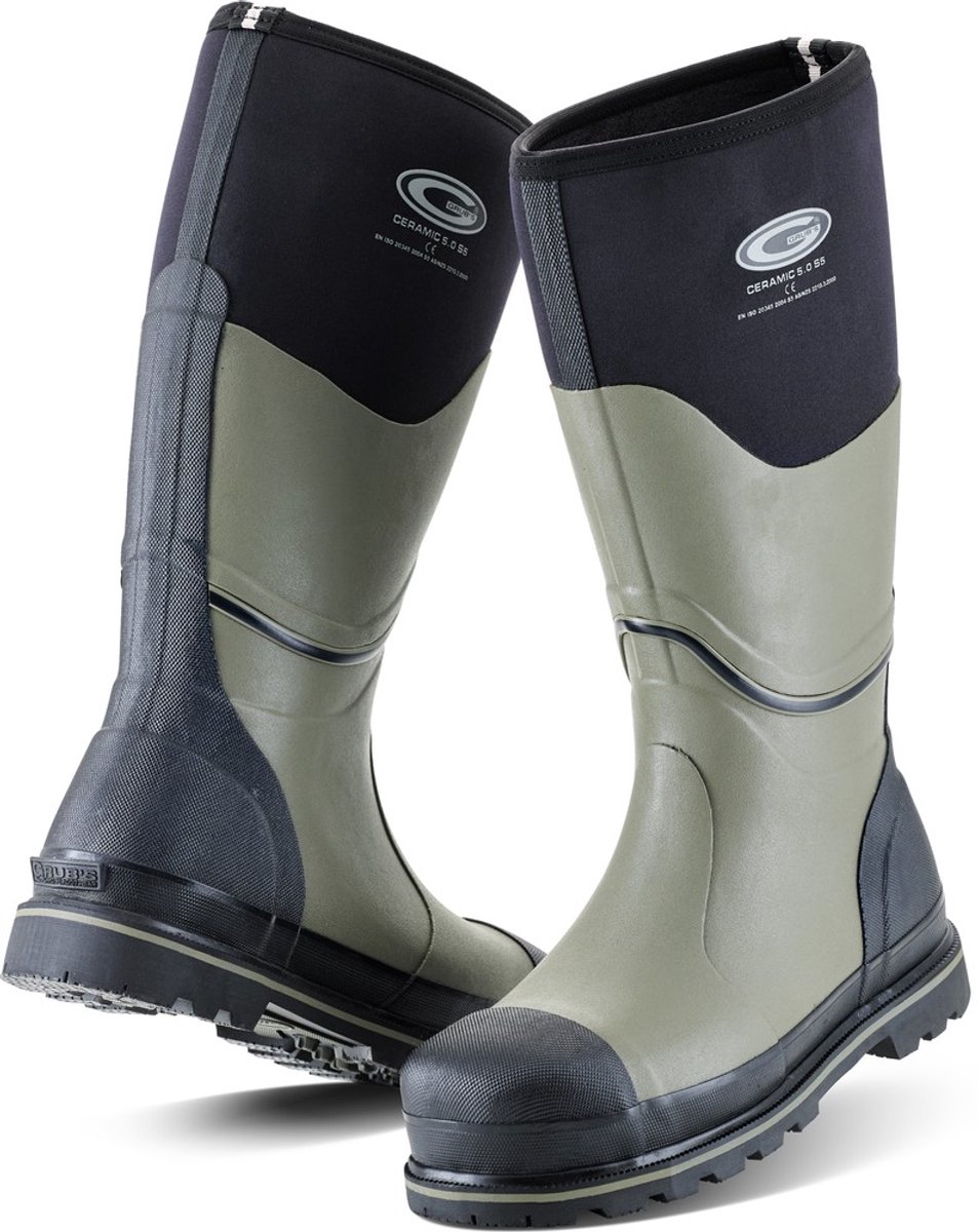 Grubs veiligheidsschoenen Ceramic Safety Wellies Zwart - 43