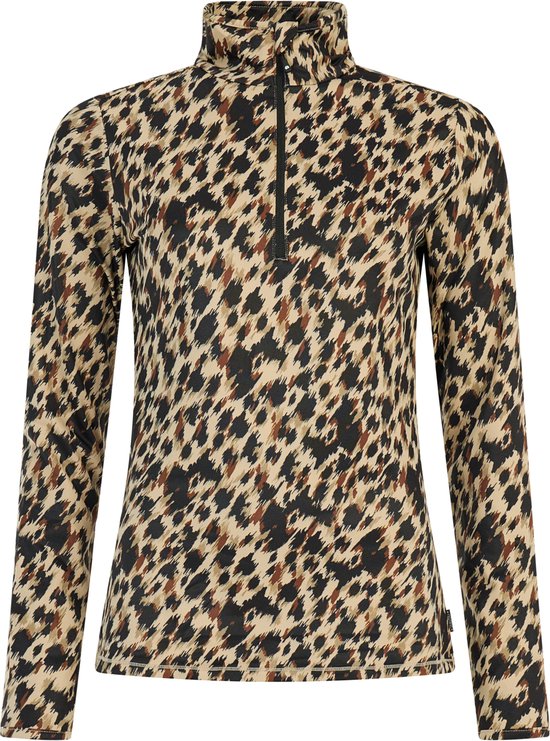 Protest Vessy 1/4 Zip Pully Dames Bamboo Beige S/36