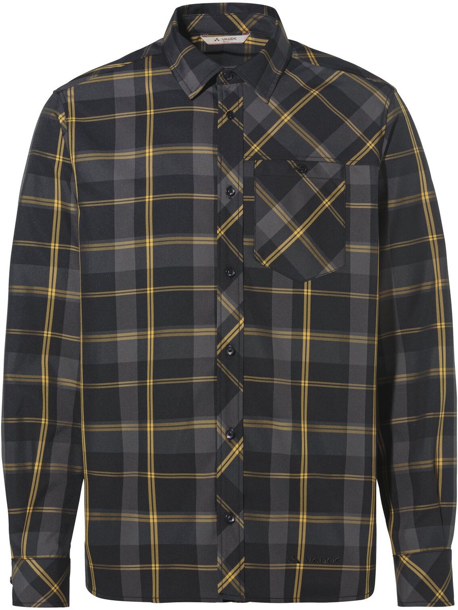 VAUDE Men’ Neshan LS Shirt IV Heren Outdoorblouse Zwart