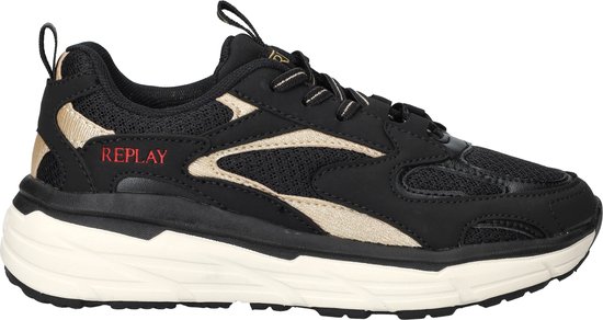 Baskets pour femmes Replay Christal JR 6 - Filles - Zwart - Taille : 37