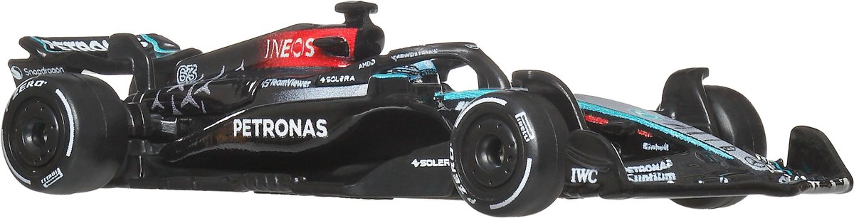 Hot Wheels Premium Metalen Formule 1 Verzamelbaar Speelgoed Raceauto - George Russell Mercedes-Benz — afbeelding 2