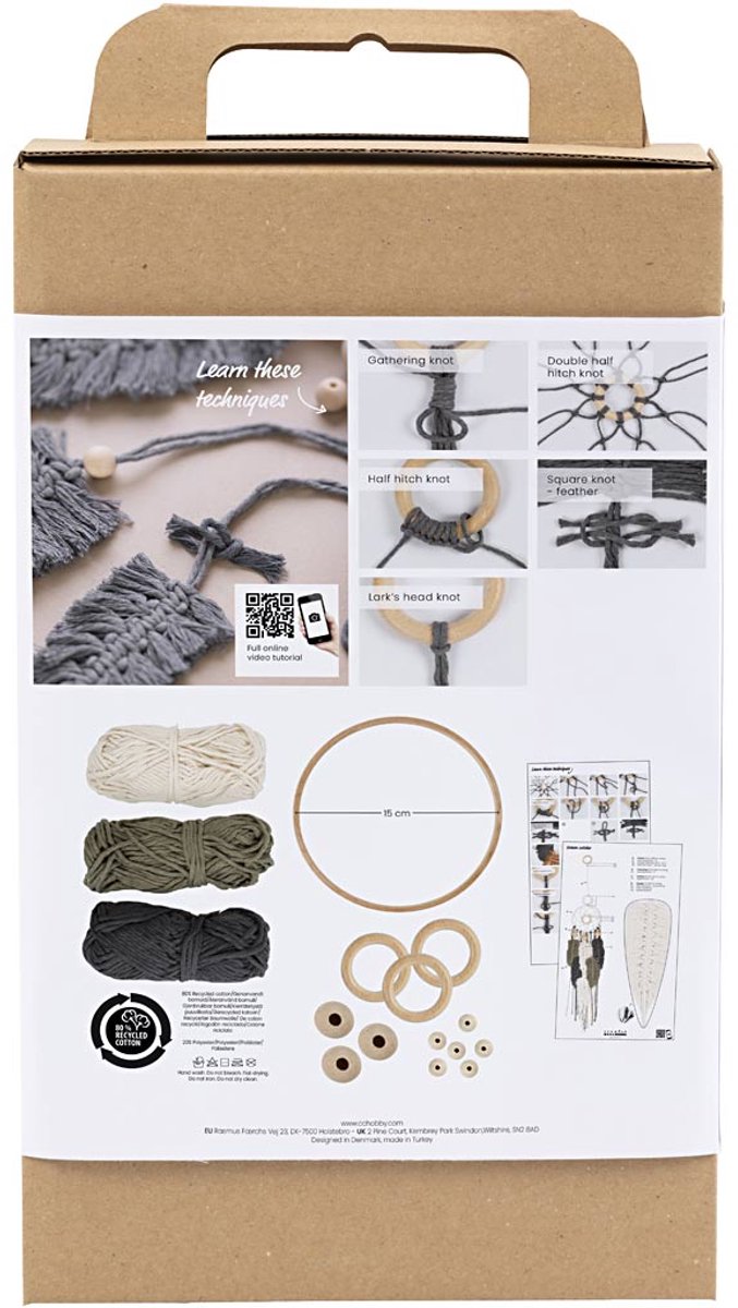 CC Startersset Leren Macramé Knopen — afbeelding 4