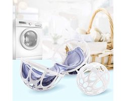 TuseRxln Wasnet Voor Bh’s - Wasnetje - Bescherming Tijdens Wassen En Drogen - 2 Stuks - Voor Beugelbeha's Wit