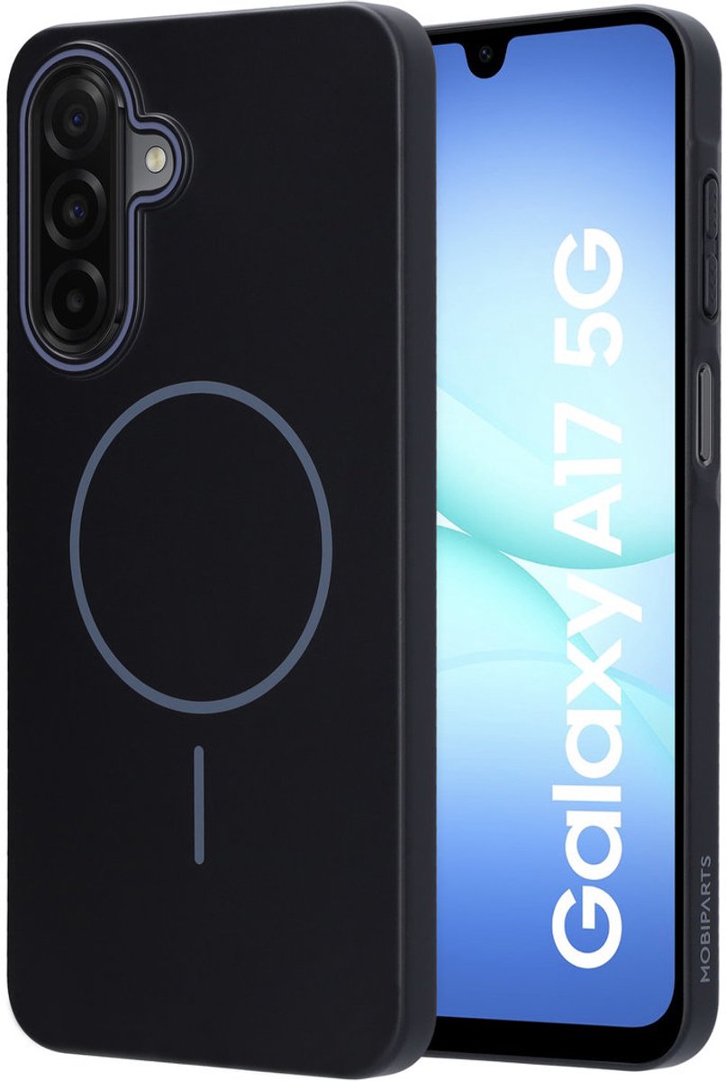 Mobiparts Slim Line Case geschikt voor Samsung Galaxy A17 - MagSafe Onyx - Zwart