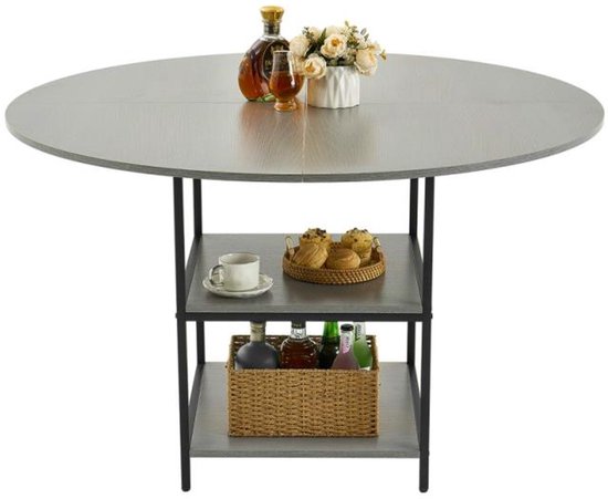 Eettafel, ronde keukentafel, moderne eetkamer voor 2 personen