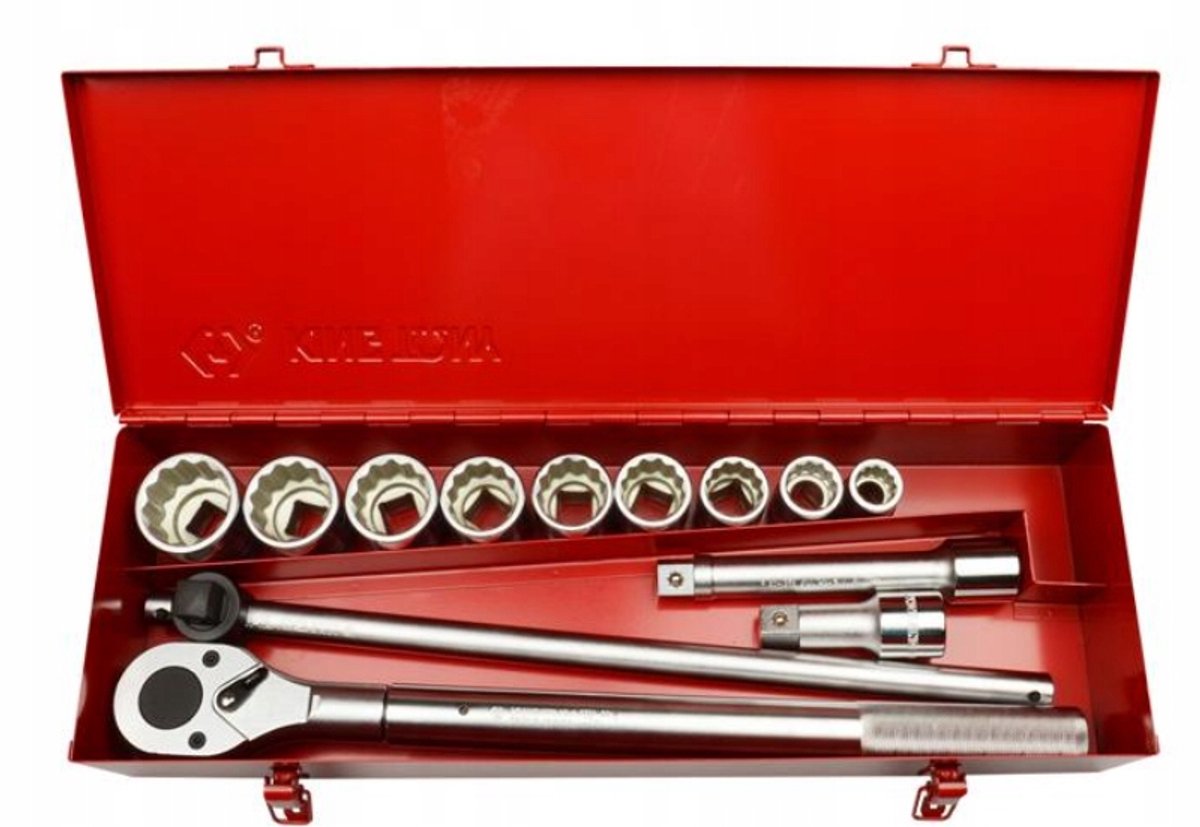 King Tony Doppenset 3/4" 19-41mm 12-zijdig Metaal 13 Delig