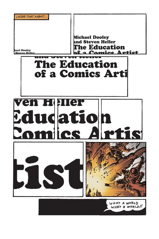 The Education of a Comics Artist - cover