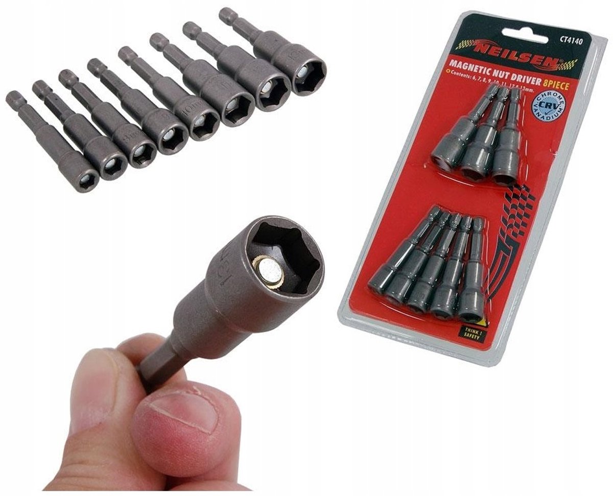 Magnetische Dopsleutel Set voor Schroefmachine 6-13mm