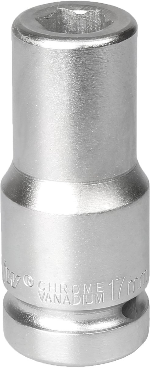 MJW Lange Dop 17mm 3/4" Cr-V Staal