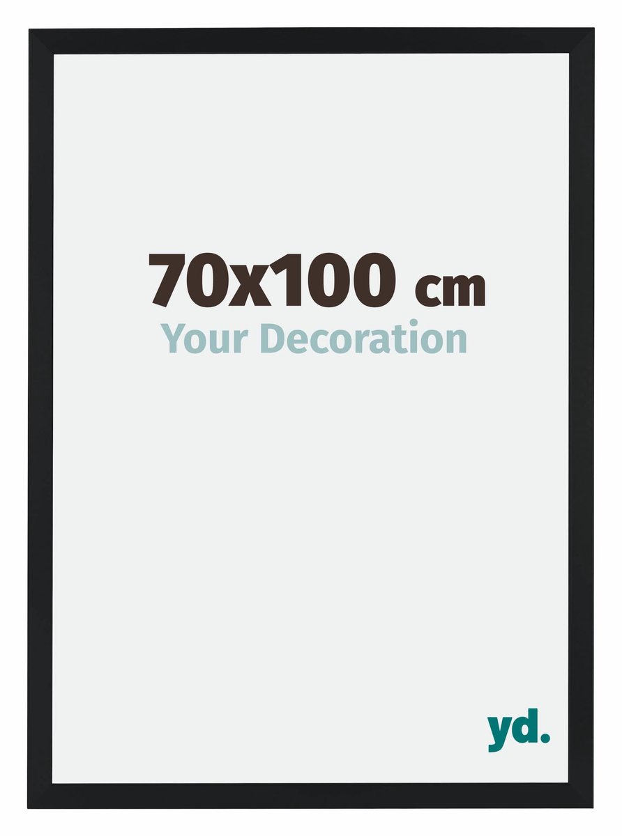 yd. Your Decoration - Fotolijst 70x100 cm - MDF - Zwart Mat - Catania