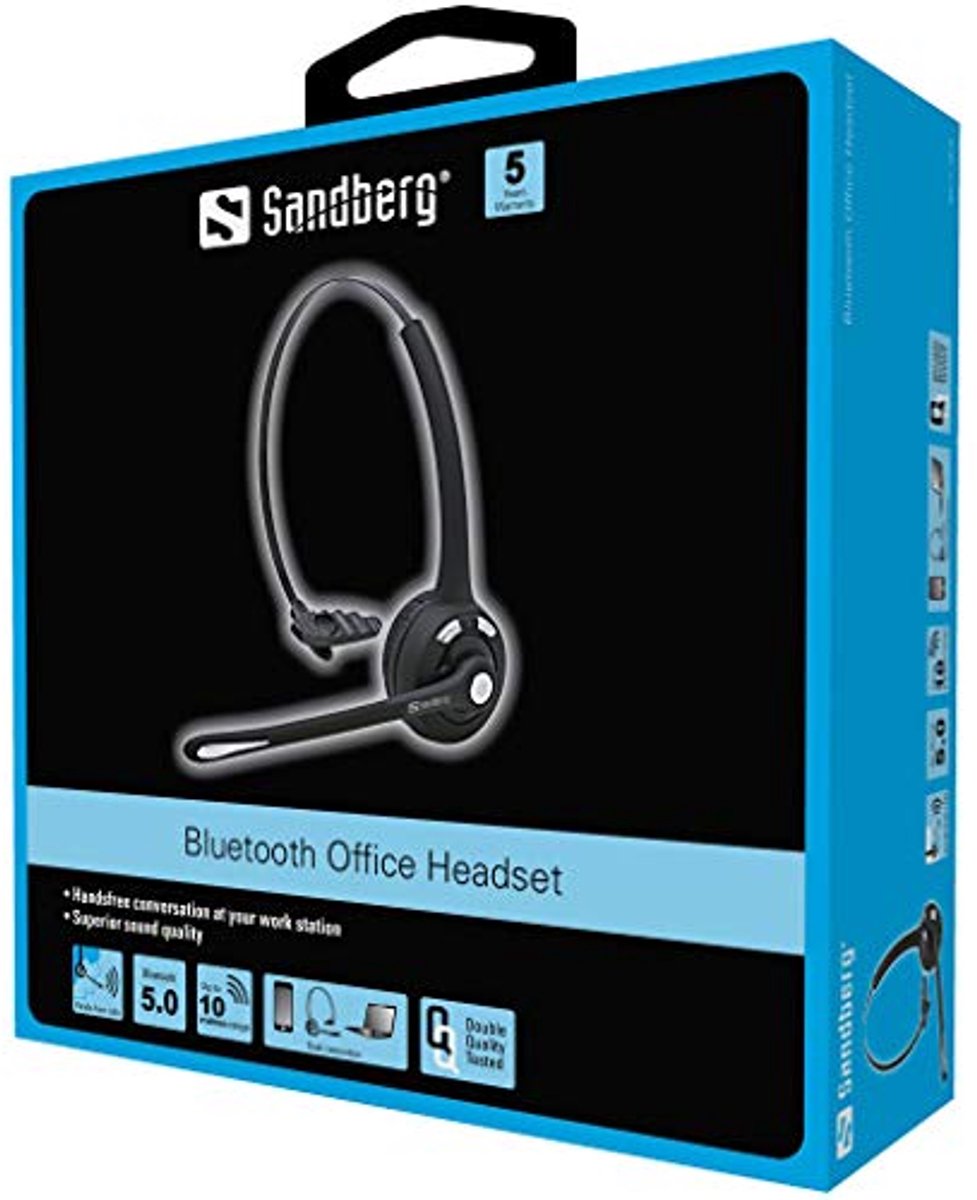 Draadloze Bluetooth Kantoornerw headset voor Senia