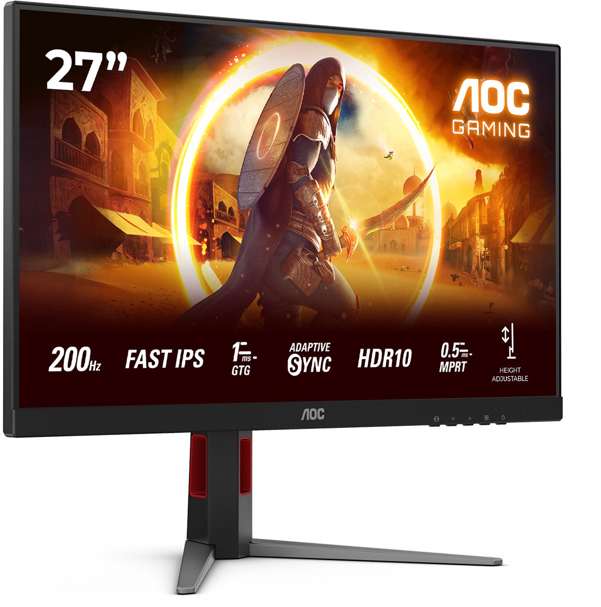 AOC 27G4HA 27" Gaming Monitor 200Hz Fast IPS thumbnail 6