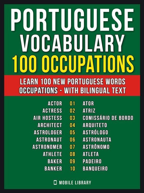 Learn Portuguese Vocabulary 8 - Portuguese Vocabulary - 100  ... - cover