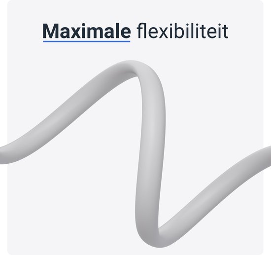 Qost - Câble internet CAT6 - 100% cuivre / SFTP - 10 Gbps / 250 MHz - Connecteurs RJ45 - Câble patch / Câble réseau - 10 Mètres - Wit