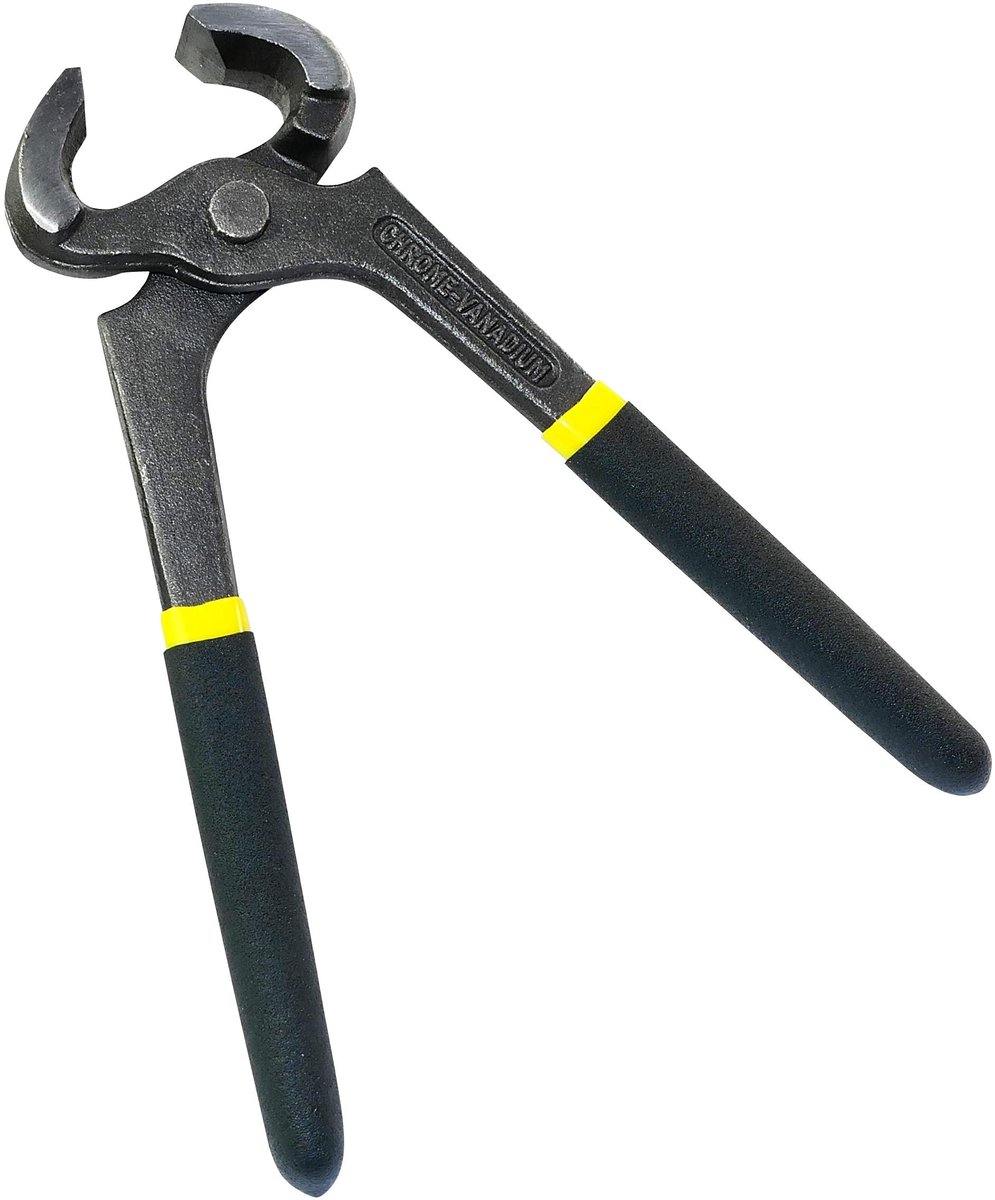 C45821 - Timmer/Woodworking Tang - Snijden - 180 mm - Antislip Handgreep - Staal - Voor Het Uittrekken Van Spijkers