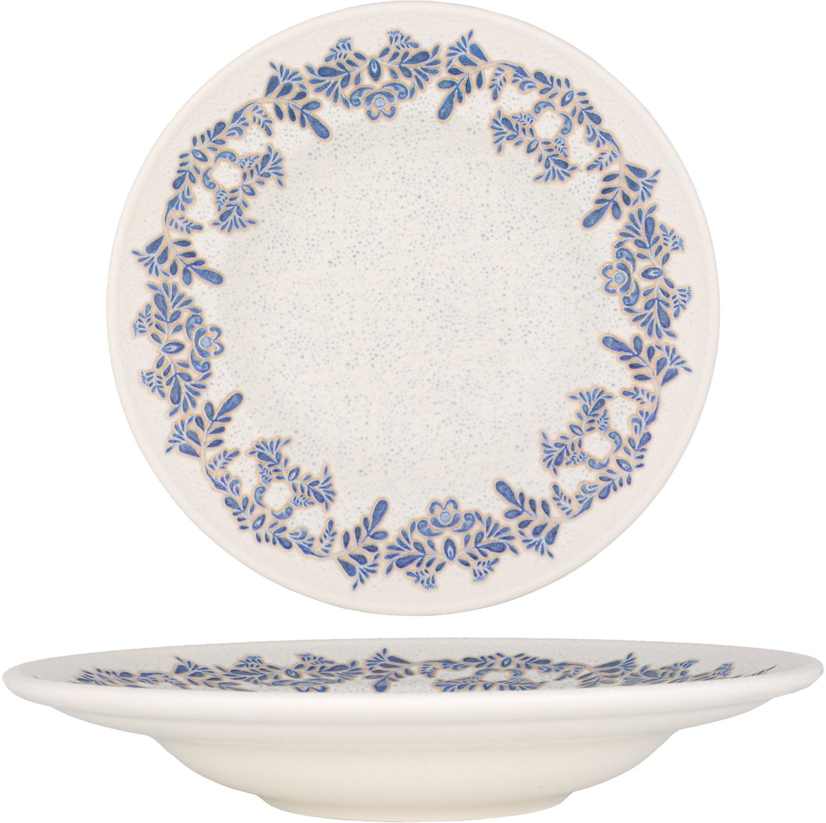 Rinart Pastabord - Valeria - Porselein - 27 cm (400cc) - set van 2