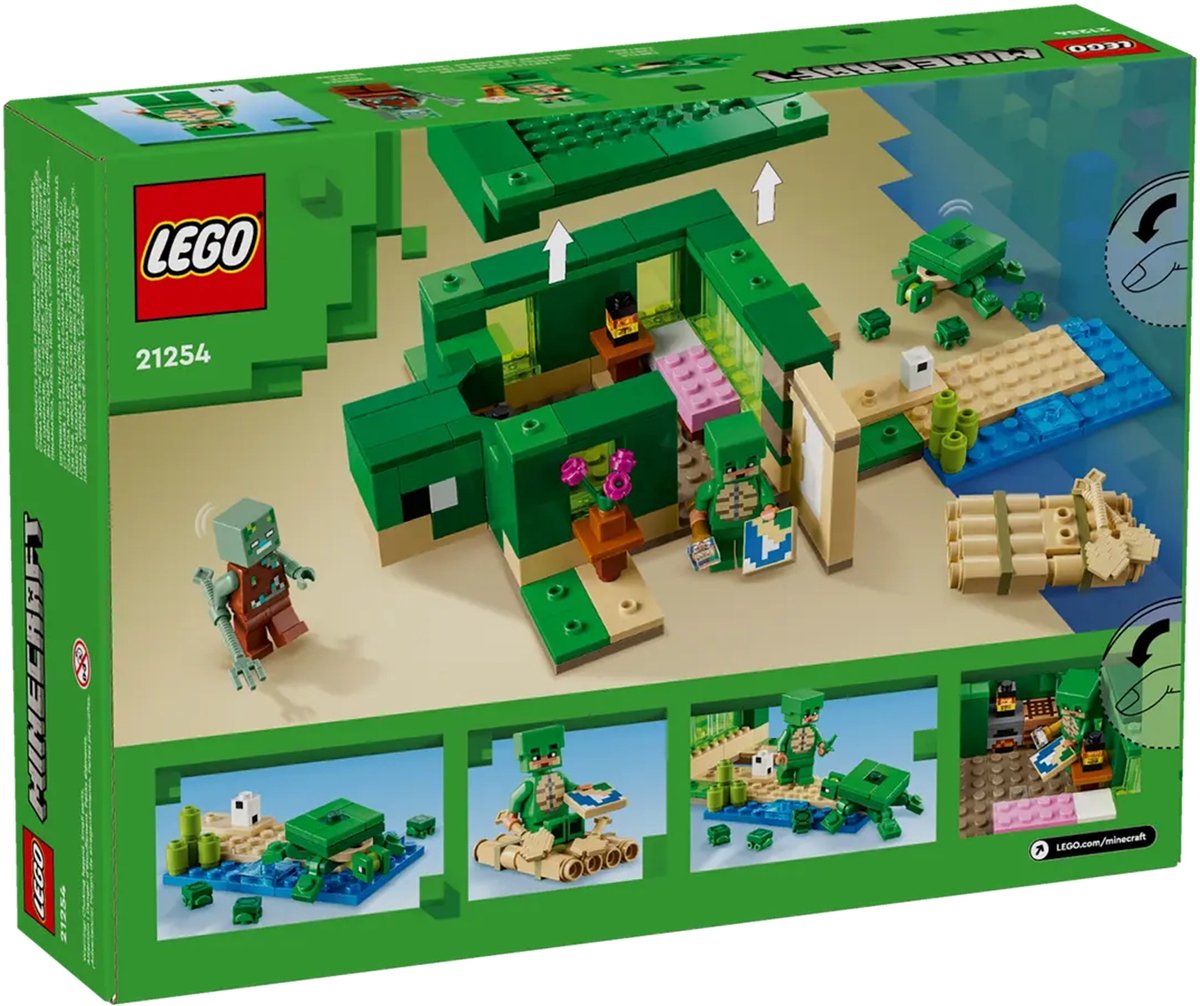 LEGO Minecraft Het schildpadstrandhuis Dieren Speelgoed voor Kinderen vanaf 8 jaar 21254 — afbeelding 25