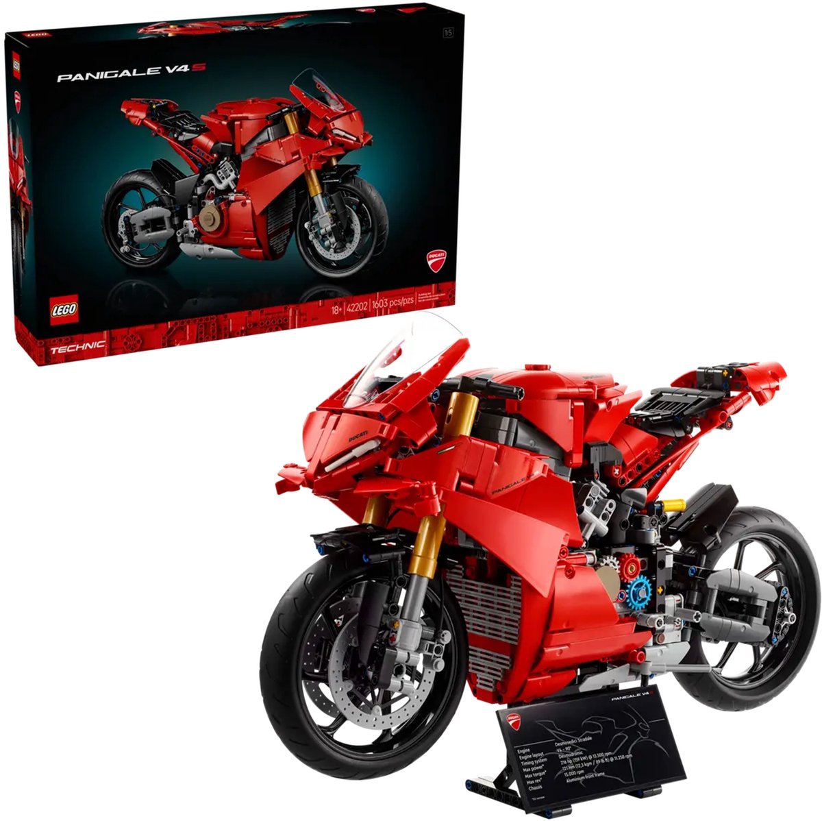 LEGO Technic - Ducati Panigale V4 S motor - 42202 — afbeelding 23