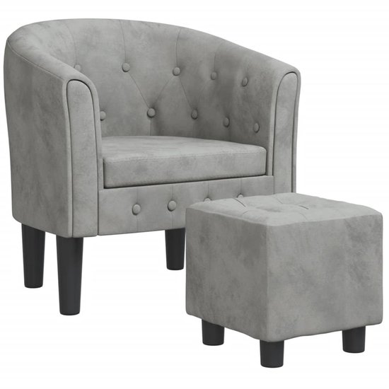 vidaXL Relaxstoel met voetenbank fluweel zwart, zetel met voetenbankje, relaxstoel, fauteuil, zetels met voetenbankjes, relaxstoelen, fauteuils