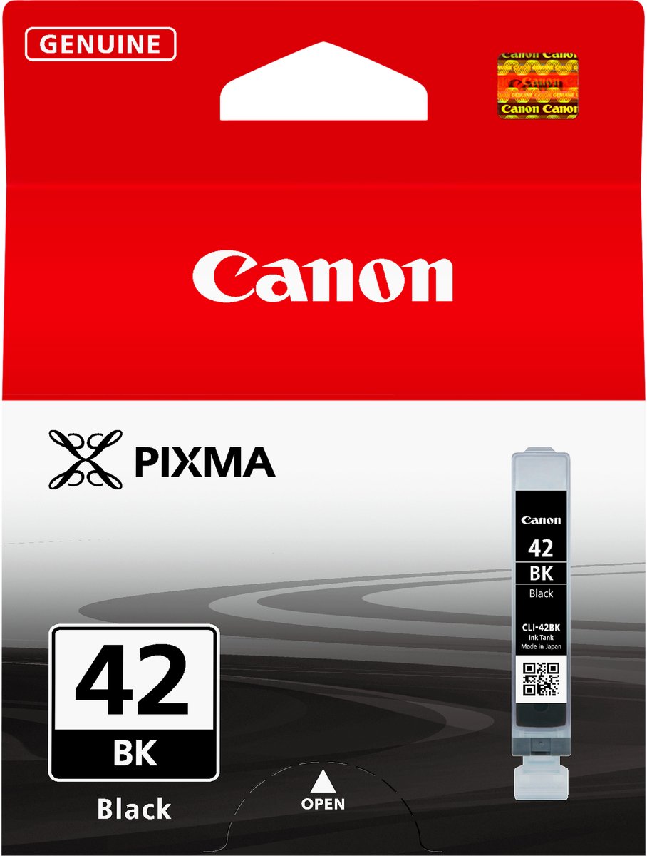 Canon CLI-42BK - Inktcartridge - Rood