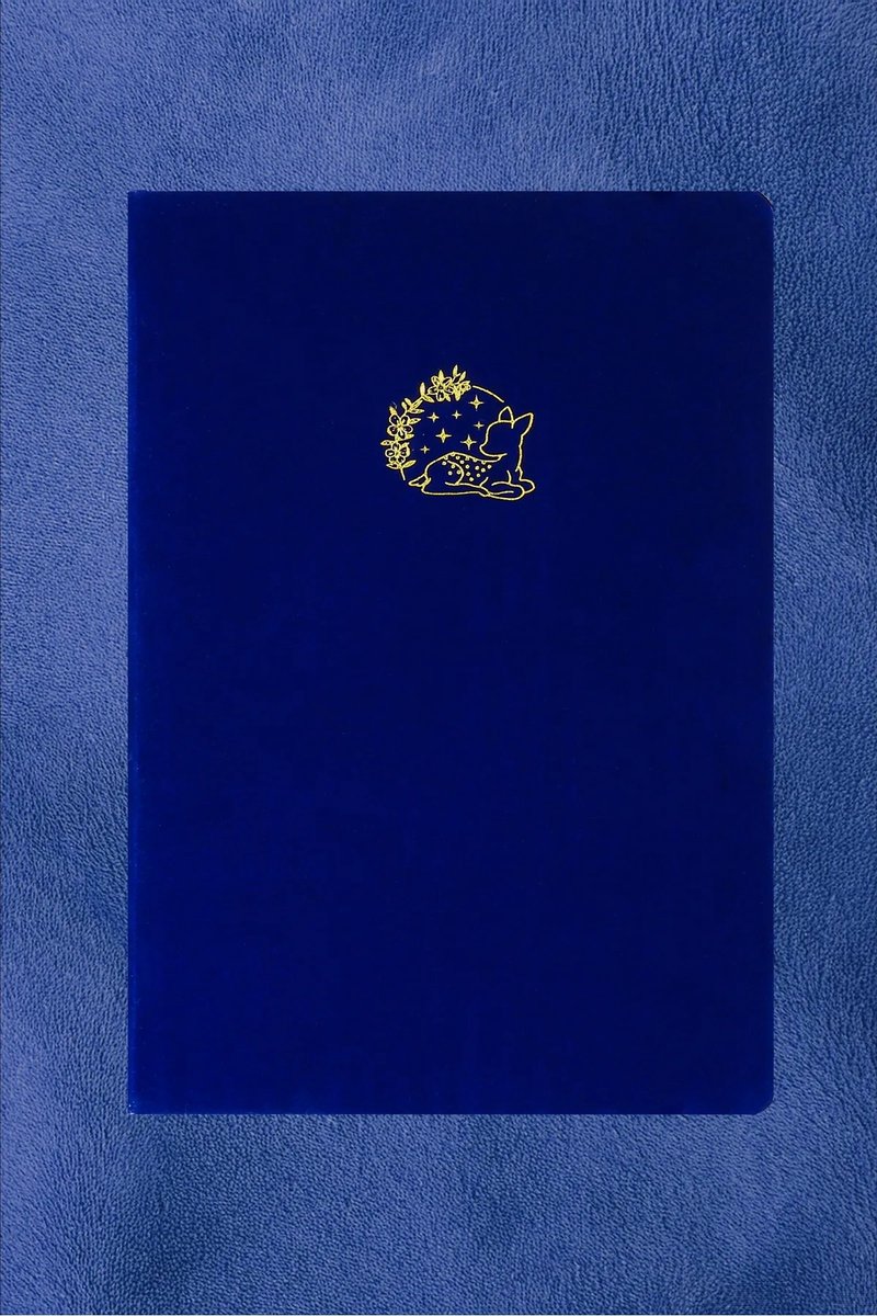 Victoria's Journals Bullet Journal - Notitieboek A5 - 150 gsm Kraftpapier - Luxe Hardcover Notebook Dotted - Donkerblauw