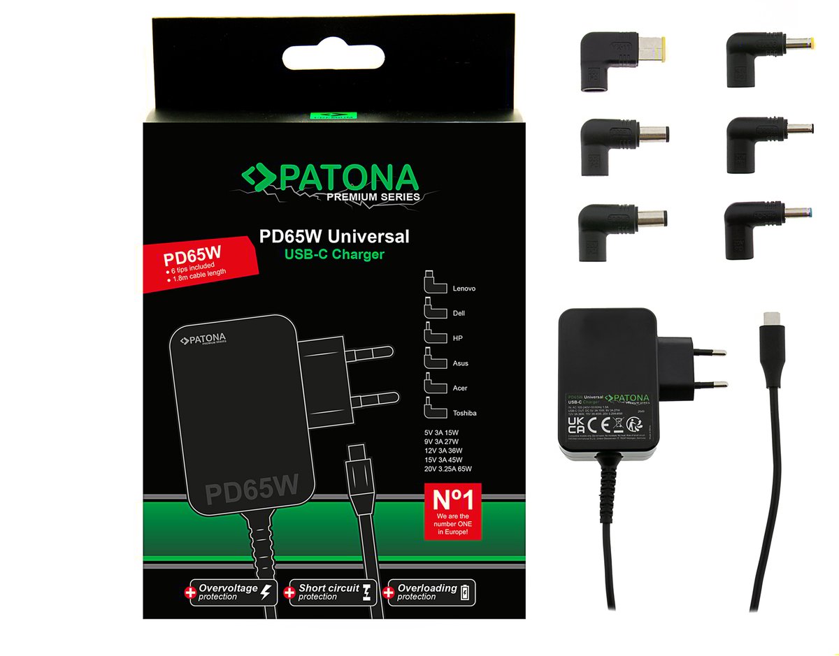 PATONA 2649 laptop reserve-onderdeel adapter