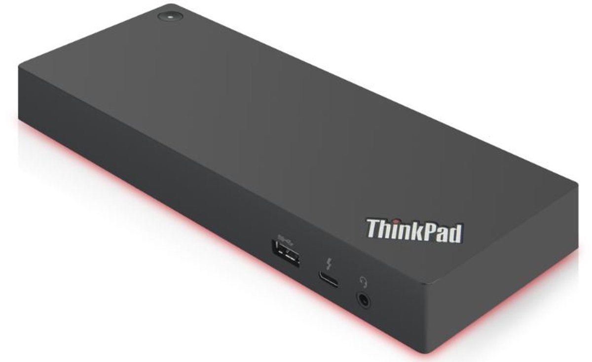 Lenovo 40AN0135IT laptop dock & poortreplicator Bedraad Thunderbolt 2 Zwart, Rood