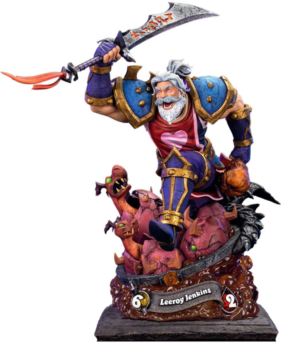 HEX Collectible Blizzard Hearthstone - Premium Figuur - Leeroy Jenkins 1/6