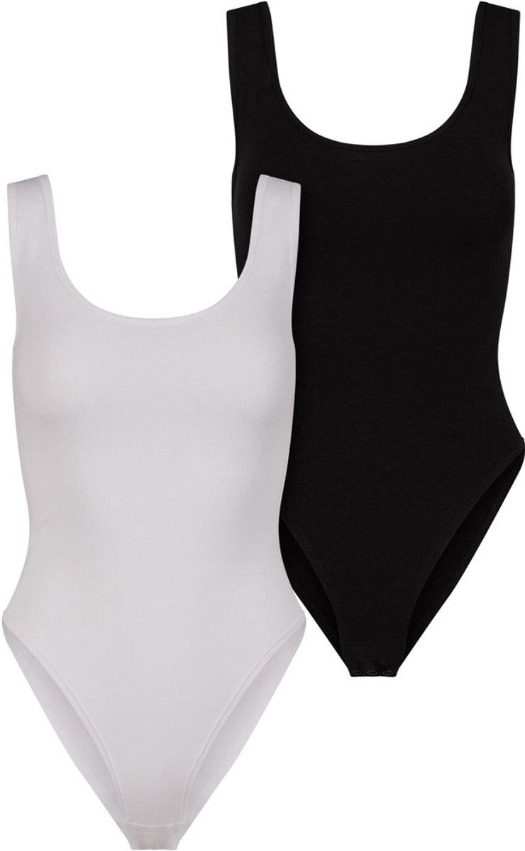 Urban Classics Organic Tank Body 2Pack Bodysuit 4XL Wit