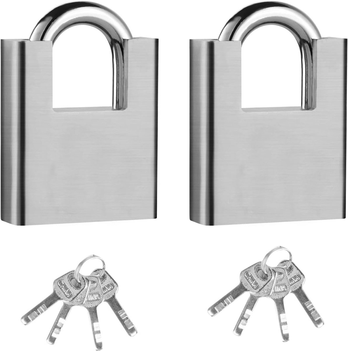 Weerbestendig Hangslot 40 mm met Sleutel - Veiligheidsslot voor Garage en Kellerdeur