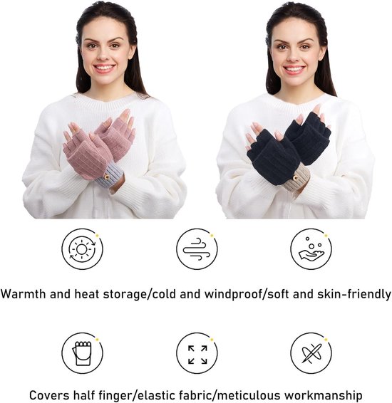 Snowmobile Warmer Mittens Men Women Winter Glove Thermal Thick Snow Glove U