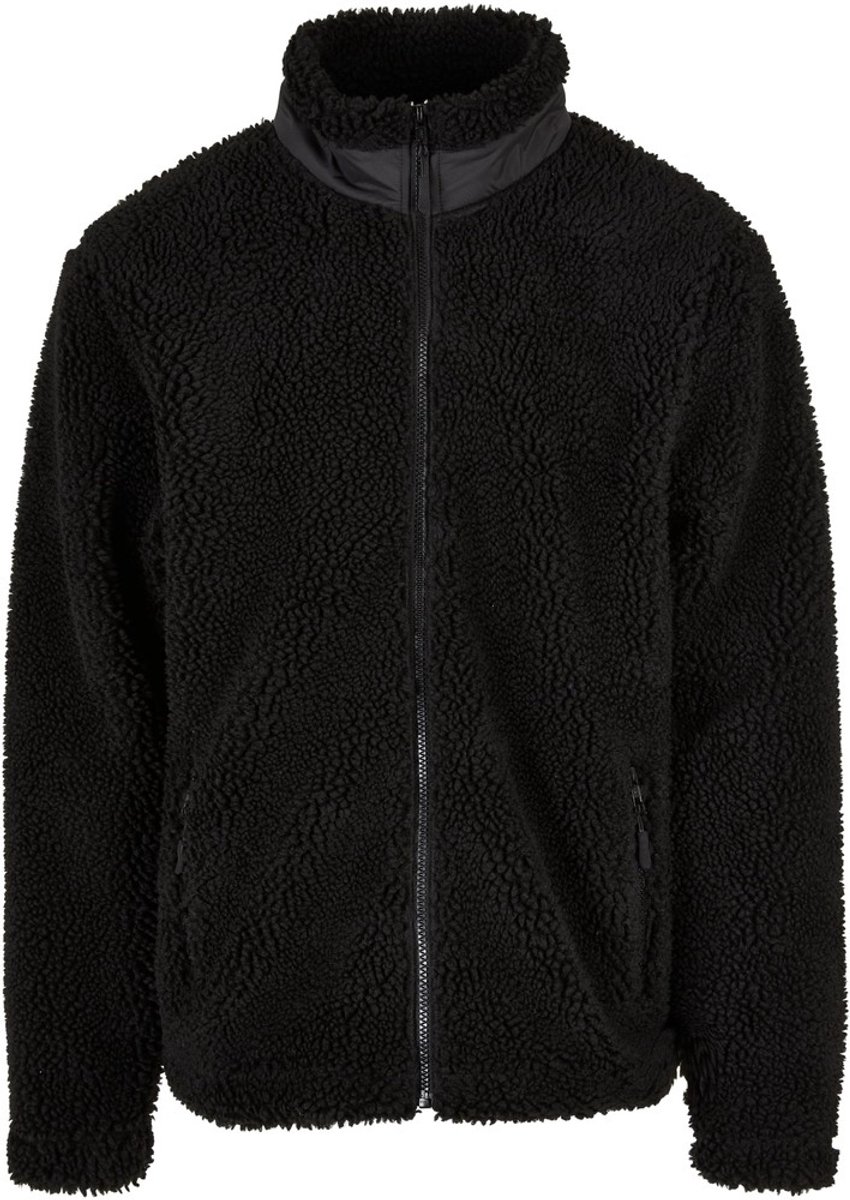 Urban Classics Basic Sherpa Jacket M Zwart
