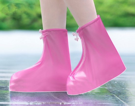 Ydfagak Siliconen overschoenen, waterdichte schoenovertrek, herbruikbare anti-slip overschoenen, geschikt voor regen, sneeuw, woeste stranden en smalle wegen, M (maat 34-38), geel